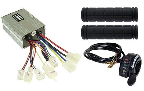 36 Volt 1000 Watt SPD-CT660B9 Controller and THR-68 Throttle Kit 