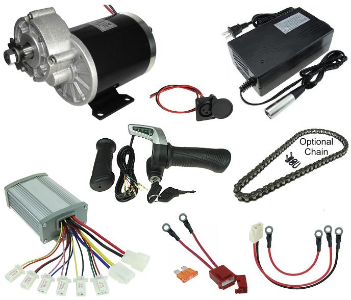 36 Volt 600 Watt Beach Wagon Power Kit 