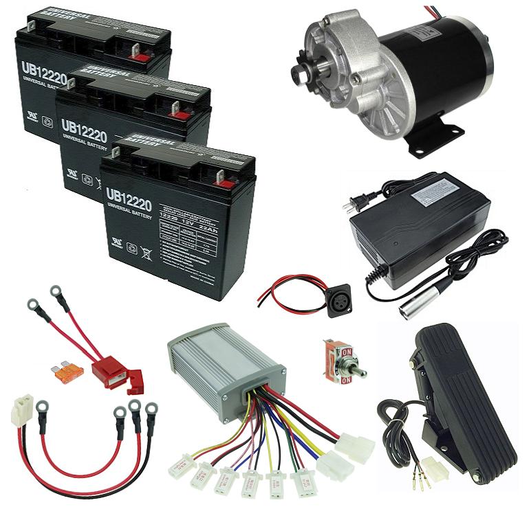 36 Volt 600 Watt Go Kart Power Kit 
