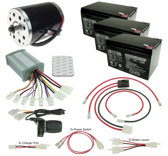 36 Volt 800 Watt Upgrade Kit for Razor MX500, MX650 and SX500 Dirt Bike 