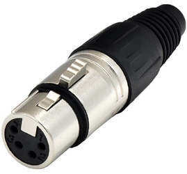 4 Pin XLR Cord Mount Charger Port 