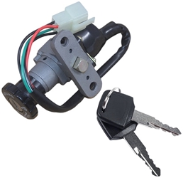 4 Wire 3 Position Key Switch with Handlebar Lock Pin SWT-23907 