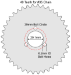 40 Tooth Sprocket for #35 Chain with R34 Mounting Pattern - SPR-3540R34