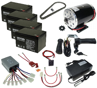 48 Volt 1000 Watt Electric Scooter and Go-Kart Power Kit 