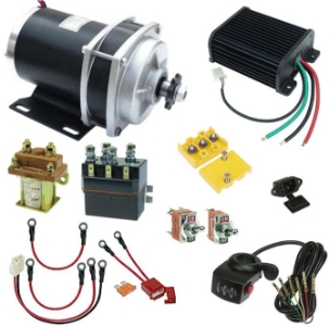 48 Volt 1000 Watt Industrial Cart or Beach Wagon Power Kit with Reverse KIT-481000G-15 