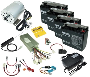 48 Volt 1800 Watt Electric Go Kart Power Kit with Wire Pull Throttle KIT-481800-21 