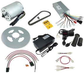 48 Volt 1800 Watt Modification Kit for Razor MX500, MX650 and SX500 Dirt Bike KIT-MX481800-NB-CH 