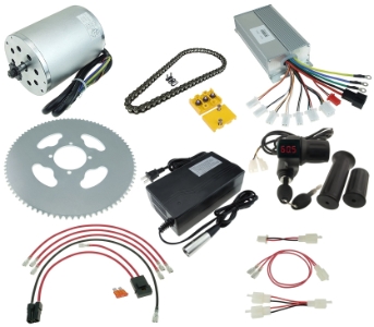 48 Volt 1800 Watt Modification Kit for Razor MX500, MX650 and SX500 Dirt Bike KIT-MX481800-NB-CH 