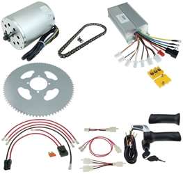 48 Volt 1800 Watt Modification Kit for Razor MX500, MX650 and SX500 Dirt Bike 