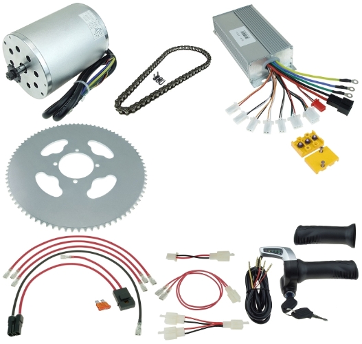48 Volt 1800 Watt Modification Kit for Razor MX500, MX650 and SX500 Dirt Bike 
