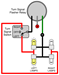 48 Volt, 60 Volt, and 64 Volt (48-64V) 3-Wire Incandescent and LED Turn Signal Flasher Relay with Beeper - RLY-550