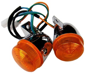 48 Volt Turn Signal Light Set with Amber Lens LIT-670 