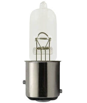 48V 18W/18W Dual Contact Dual Filament Headlight Bulb 