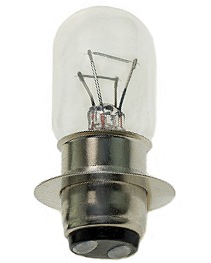 48V 25W/25W Double Contact Double Element Headlight Bulb with Flanged Base 