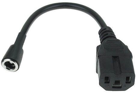 5.5mm x 2.1mm Coaxial Charger Plug to House Plug Battery Charger Adapter 