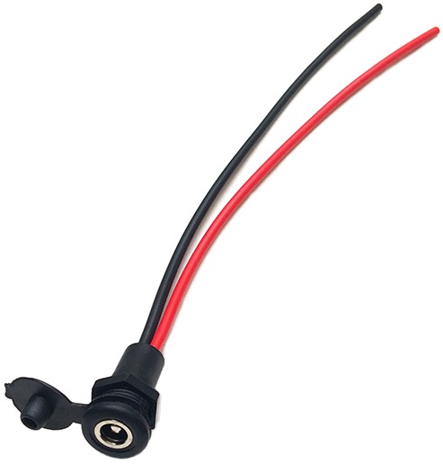 5.5mm x 2.1mm Coaxial Charger Port with Wires CNX-567 