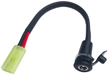 5.5mm x 2.1mm Coaxial Charger Port with Wires and Connector CNX-571 