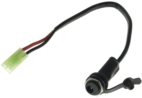 5.5mm x 2.1mm Coaxial Charger Port with Wires and Connector CNX-573 