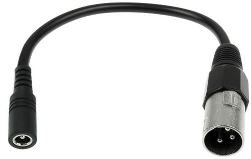 5.5mm x 2.1mm Coaxial Plug to 3 Prong XLR Plug Battery Charger Adapter for Electric Scooters and Bicycles 