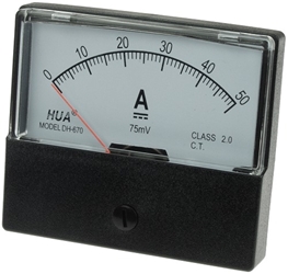 50 Amp DC Meter 