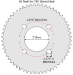 56 Tooth Sprocket for T8F (8mm) Chain with G1 Mounting Pattern - SPR-T8F56G1