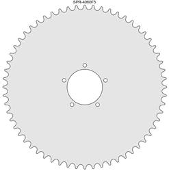 60 Tooth Sprocket for #40 Chain with F5 Mounting Pattern 