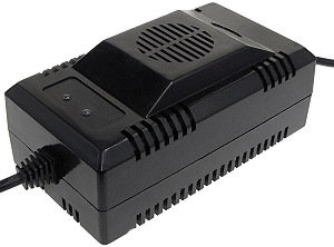 60 Volt 1.6 Amp Automatic Battery Charger with 3-Port Inline Plug 