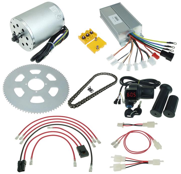 60 Volt 2000 Watt Modification Kit for Razor MX500 MX650 and