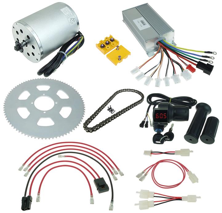 60 Volt 2000 Watt Modification Kit for Razor MX500, MX650 and SX500 Dirt Bike 