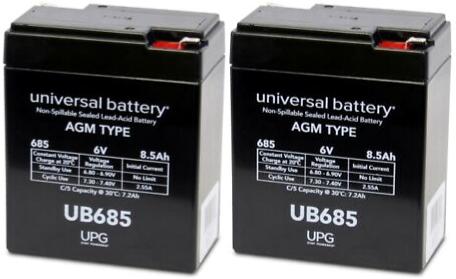 6V 8Ah Battery Set with 12 Month Warranty for Razor XLR8R 