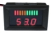 7-100 Volt DC Red LED Digital Voltmeter with Battery Level Indicator - MET-100V-RED