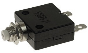 8 Amp Panel Mount Push-To-Reset Circuit Breaker 