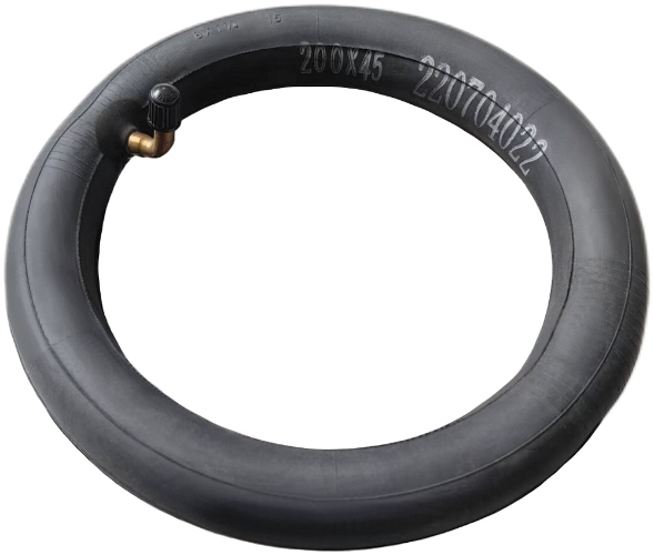 8x1-1/4 Inner Tube with 90 Degree Bent Valve Stem 