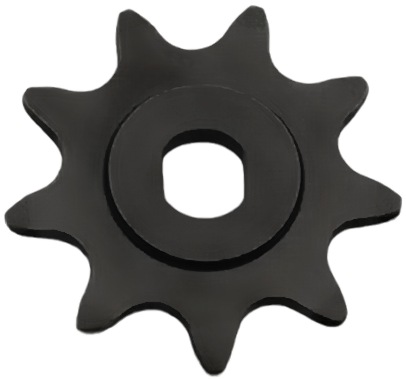 9 Tooth 10mm Dual D-Bore Sprocket for 1/2" x 1/8" Bicycle Chain 