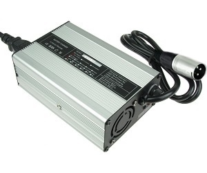 Battery Charger for 36 Volt Li-ion and LiPo Batteries, 42V 2.5A Output, with XLR Plug 