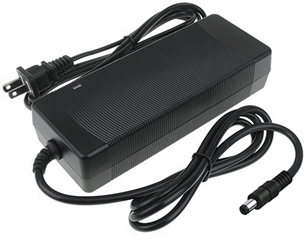Battery Charger for 36 Volt LiFePO4 Batteries, 43.8V 2A Output, with Coaxial Plug CHR-36V2AL438P-CX 