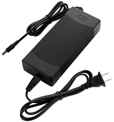 Battery Charger for 36 Volt Li-ion and LiPo Batteries, 46.2V 2A Output, with Coaxial Plug 