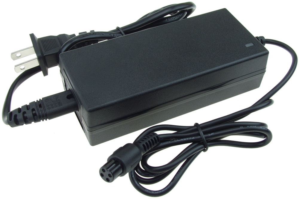Battery Charger for 48 Volt Li-ion and LiPo Batteries, 54.6V 2A Output, 4PS Plug 