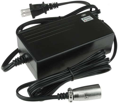 36 Volt 1.67 Amp Battery Charger with 2-Port Inline Plug 