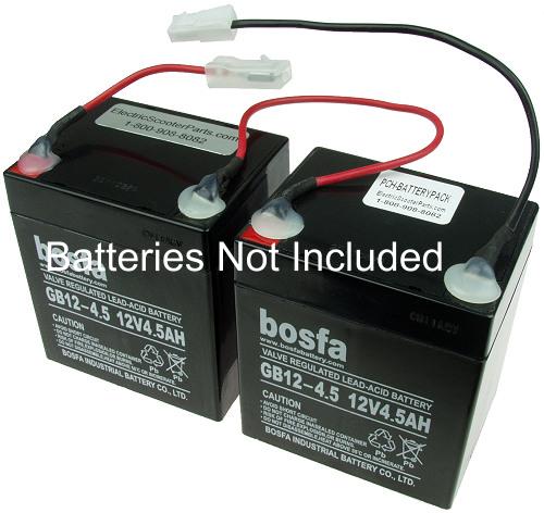 Battery Pack Wiring Harness for Pulse EM-1000 Electric Dirt Bike (Batteries Not Included) 