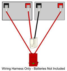 Battery Pack Wiring Harness for Razor Crazy Cart Shift 