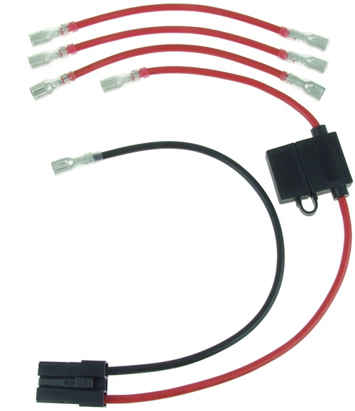 Battery Wiring Harness with Fuseholder for 48 Volt Electric Scooters 