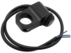 Black Aluminum Handlebar Mount On-Off-On Switch with 19" Cable 