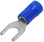 Blue Spade Terminal Connector Size 10 for 16-14 Gauge Wire 