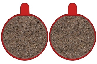 Brake Pad Set for BRK-720 Series Disc Brake Calipers, Red 