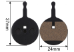 Brake Pads for Dokma, Maike, TNE, Nanrobot D4 and D5, Plus Other Electric Scooters and Bikes - BRK-730P