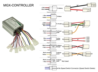 Controller for Mongoose MGX 250 Electric Mini Bike 