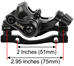 Disc Brake Caliper with Brake Pads BRK-732L-V1 - BRK-732L-V1