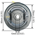 Drum Brake Assembly with Backing Plate and Shoes BRK-286 - BRK-286
