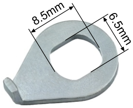 Front Axle Retainer for 8mm Axle 